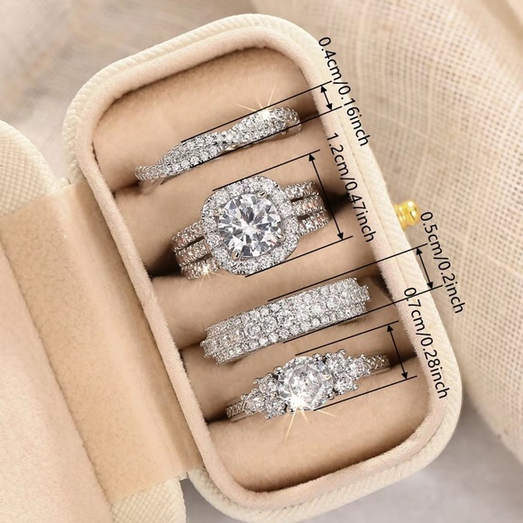 Elegant Rings Size 6 New In Box - Picture 1 of 6